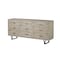 Homeroots 70in Light Brown Solid Wood Nine Drawer Sideboard 380211 - alternate 5