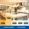 Bulbrite 500 Watt Halogen T4 Mini Bulb, Dimmable Mini-Candelabra Screw Base E11, 5 PK 860806 - alternate 4