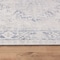World Rug Gallery Blue and Ivory Medallion Rug - Machine Washable, Flat Pile, Family Friendly 2 ft x 3 ft WR172BLUE2X3 - alternate 8