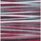 Homeroots 5' X 8' Burgundy Ivory And Blue Striped Washable Indoor Outdoor Area Rug 597308 - alternate 5