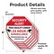 Signmission Security Alert This Facility Under, 6 inch X 6 inch, Vinyl Decal, 5PK OC-D-5PACK-6-317 - alternate 3