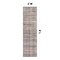 World Rug Gallery Bohemian Stripe Lines Washable Non Slip Runner Rug 2 ft x 8 ft Brown WR68BROWN2X8 - alternate 6
