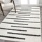 Jonathan Y Alaro Berber Stripe Shag White/Gray 4 ft. x 6 ft. Area Rug MOH402A-4 - alternate 6