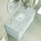 James Martin Vanities Myrrin 48in Vanity, Bright White w/ 3 CM Victorian Silver Silestone Top 485-V48-BW-FVSL - alternate 6