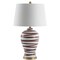 Jonathan Y Joelie 29" Ceramic LED Table Lamp, Brown/White JYL3016B - alternate 8