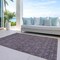 Homeroots 5' X 8' Purple Beige And Taupe Floral Washable Indoor Outdoor Area Rug 582303 - alternate 5