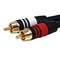 Monoprice A/V Cable, 3.5mm(M)/2 RCA(M), 35ft 5602 - alternate 5