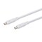 Monoprice USB4 Gen 2 Silicone Cable 6ft White 47201 - alternate 1