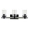 Jonathan Y Bungalow 22.75" 3-Light Iron/Seeded Glass Rustic Farmhouse LED Vanity Light, Black/Gray Oak Wood Fini JYL7509B - alternate 9