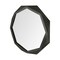 Homeroots 41" Octagon Black Wood Frame Wall Mirror 376443 - alternate 8