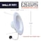 Bulbrite 6 in. 2700K Integrated LED Recessed Retrofit Light Kit for 75-Watt Equivalent, 4PK 861490 - alternate 8