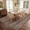 World Rug Gallery Bohemian Stripe Lines Shag Area Rug 7 ft 10 in x 10 ft Beige WR128BEIGE8X10 - alternate 9
