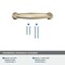 Amerock Renown 3 inch 76mm Center-to-Center Golden Champagne Cabinet Pull BP37395BBZ - alternate 2