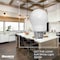 Bulbrite LED Filament, 7 Watt Dimmable A15 Light Bulb, Milky Glass Finish, E26 Base, 3000K, 800 Lumens, 4PK 862060 - alternate 10