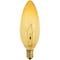 Ilc Replacement Incandescent Bulb, 40W, 120V, Candelabra (E12), 25PK LIGHT BULB / LAMP 40CTC-AMBER - alternate 2