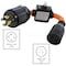 Ac Works L14-30P to 5-15/20R Adapter, 1 ft, 20A Breaker-Protected, Heavy-Duty STW L1430ICB520 - alternate 3