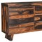 Homeroots 63" Dark Brown Solid Wood Live Edge Six Drawer Double Dresser 551637 - alternate 4