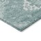 Homeroots 9' X 12' Aqua Teal Blue And Ivory Medallion Washable Indoor Outdoor Area Rug 589030 - alternate 6