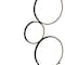 Jonathan Y Pluto Stacked Circles 45" 5-Light Contemporary Modern Iron/Aluminum Integrated LED Floor Lamp, Black JYL7103A - alternate 10