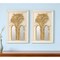 Homeroots Set of Two 30" White and Gold Wood Framed Accent Mirrors, 2PK 485032 - alternate 5