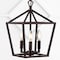 Jonathan Y Ojai 10" 3-Light Iron Classic Modern Pagoda LED Pendant Lantern, Oil Rubbed Bronze JYL7601A - alternate 8