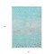 Homeroots 3' X 5' Aqua And Teal Blue Abstract Washable Indoor Outdoor Area Rug 609444 - alternate 7