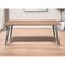 Homeroots 79" Wood Brown And Gray Steel Dining Table 394611 - alternate 6