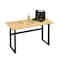 4Dock 72 in. W x 36 in. D Dual Motor Electric Adjustable Height Workbench with Rubber Wood Tabletop WB112Q - alternate 1