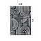 World Rug Gallery Contemporary Lines Area Rug 4 ft x 6 ft Black WR97BLACK4X6 - alternate 4