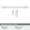 Amerock Carrione 8 inch 203mm Center-to-Center Marble White/Champagne Bronze Cabinet Pull BP36663MWCZ - alternate 2