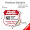 Signmission Private Property Shield Sign No Hunting, 6 inch X 6 inch, Vinyl Decal, 2PK SHI-D-2PACK-6-445 - alternate 4