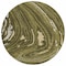 Homeroots 8' Olive Green And Beige Round Abstract Washable Indoor Outdoor Area Rug 601292 - alternate 6