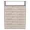 Homeroots 33" Oak Four Drawer Dresser 534946 - alternate 1