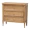 Bali & Pari Karmel Chest - 3-Drawer Storage Chest with Curved Front and Tapered Legs for Bedroom 272-14787-ZORO - alternate 1