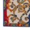 Homeroots 3' X 4' Navy Blue Beige Green Orange And Red Trellis Indoor Outdoor Area Rug 546790 - alternate 4