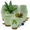 Campior Self-Watering Planters, 5 Size Indoor and Outdoor Plant Pots with Drainage Holes and Wick Rope CAMPPLTGR202 - alternate 1