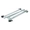 Nahanco Chrome Collapsible Rack w/ 1in Round Tubing and 4in Casters RCS-1 - alternate 4