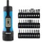Neiko 0.25 in Drive S2 Steel Torque Wrench Screwdriver Set, 30-Pieces, 10-60 In-Lbs Range 10574A - alternate 1