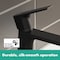 Hansgrohe Rebris E Single-Hole Faucet 110 with Pop-Up Drain, 1.2 GPM in Matte Black 72557671 - alternate 6