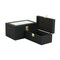Homeroots 10" Black Solid Wood Box 489364 - alternate 5