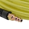 Interstate Pneumatics 1/4 in x 50 ft Rhino PolyFlex Yellow Polyurethane Hose With 1/4 in Brass Coupler and Steel Plug HU54-050H44BS - alternate 4
