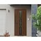 Vdomdoors Front Exterior Prehung Metal-Plastic Door, Manux 8112 Walnut, Office Commercial and Residential Doo MANUX8112EXD-WLN-W36xH80-RH - alternate 3
