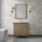James Martin Vanities Kinnsden 36" Single Vanity, Weathered Oak w/ 3 CM Parisien Bleu Silestone Top D680-V36-WTO-3PBL - alternate 8