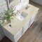 James Martin Vanities Bristol 60" Single Vanity, Bright White, w/ 3 CM Tajnar Eclos Top w/FreePower Wireless Charger 157-V60S-BW-FTJR - alternate 6