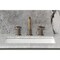 Kingston Brass Widespread Bathroom Faucet with Push Pop-Up Drain, Antique Brass KS1413RNK - alternate 5