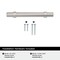 Amerock Central 3-3/4 inch 96mm Center-to-Center Satin Nickel Cabinet Pull, 10PK 10VMP37161G10 - alternate 5