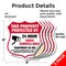 Signmission Video Surveillance Shield Sign This Prop, 6 inch X 6 inch, Vinyl Decal, 5PK SHI-D-5PACK-6-470 - alternate 3
