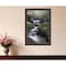 Homeroots Ricketts Waterfall Black Framed Print Wall Art 530010 - alternate 4