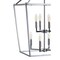 Jonathan Y Pagoda 20" 8-Light Classic Traditional Metal Cage Lantern LED Pendant, Chrome JYL7438C - alternate 11