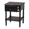 Baxton Studio Braith Farmhouse Black Spindle Wood 1-Drawer Nightstand 258-14208-ZORO - alternate 5